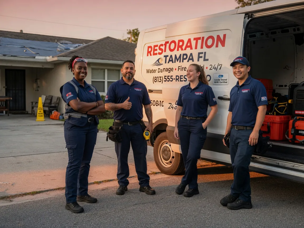 Water Damage Restoration company in Marty, SD